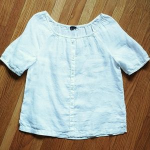 Talbots Linen Top size M